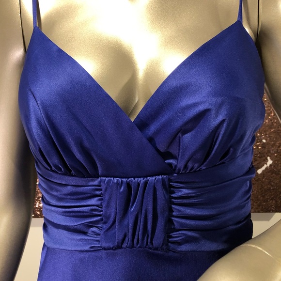 Donna Morgan Cobalt Blue Dress, sz 6 - Picture 5 of 6